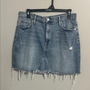 GAP Distressed Denim Skirt